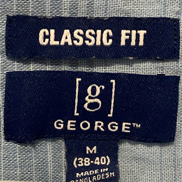 Blue stripped button up - Picture 2 of 2